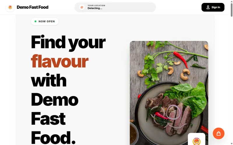 Bistro theme preview
